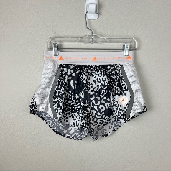 Adidas by Stella McCartney Snow Leopard Truepace Shorts - Picture 2 of 4